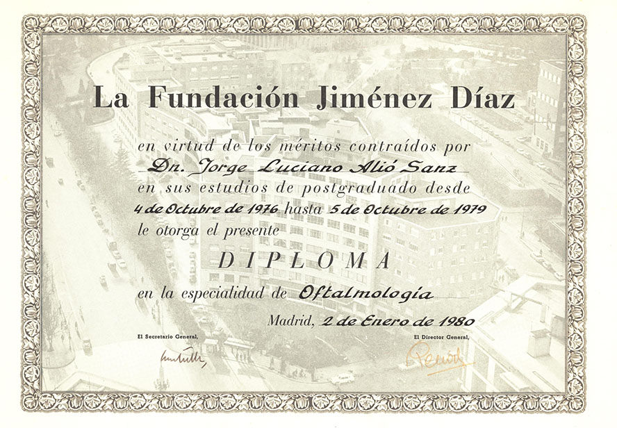 1980 - FUNDACION JIMENEZ DIAZ