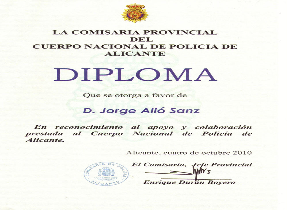 2010 - POLICIA ALICANTE