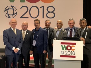 Team Europe/Middle East at Cataract surgery Olympics symposium in World Ophthalmology Congress of the International Council of Ophthalmology (WOC 2018 Barcelona).