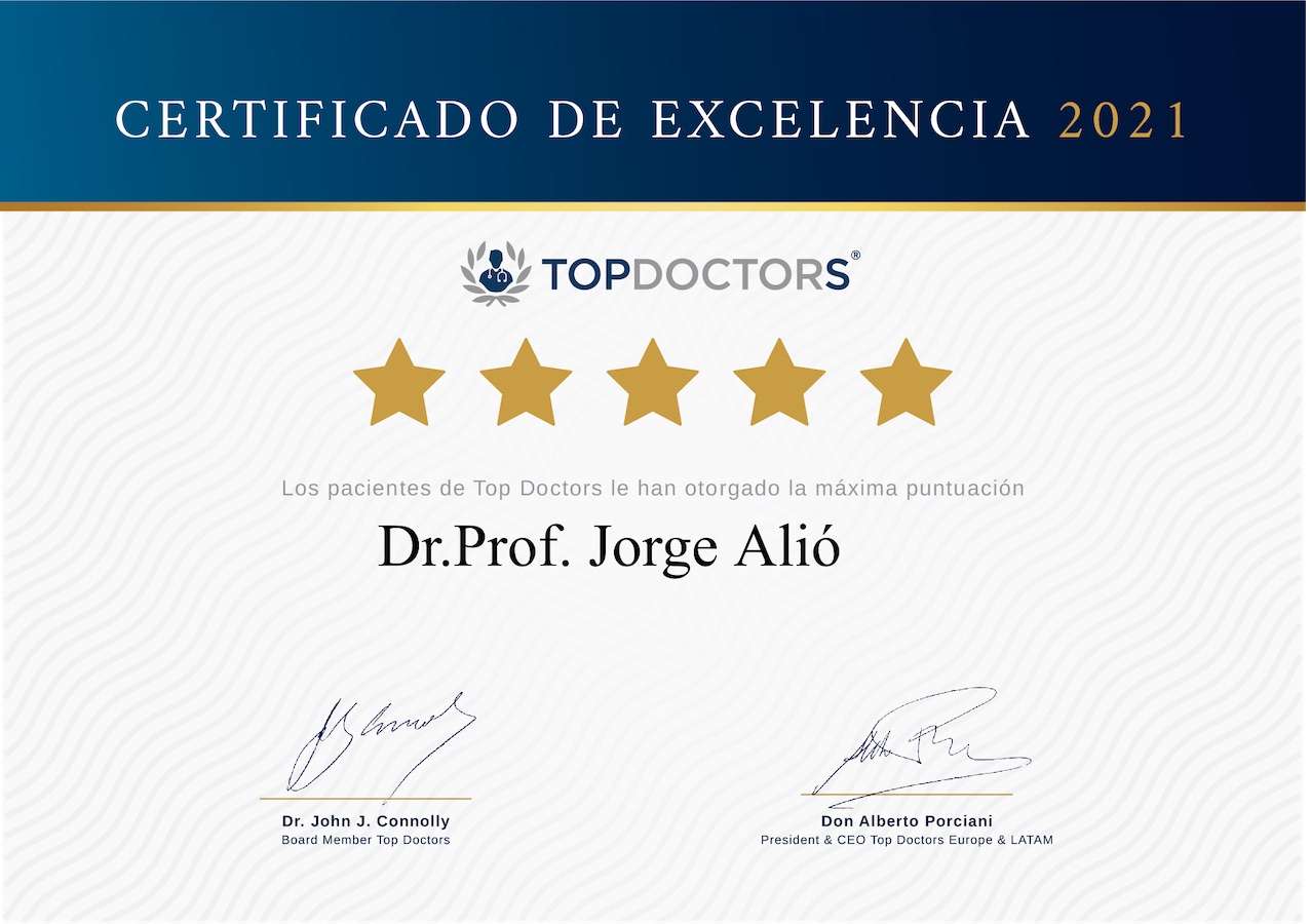 Top Doctors Certificate Excellence 2021